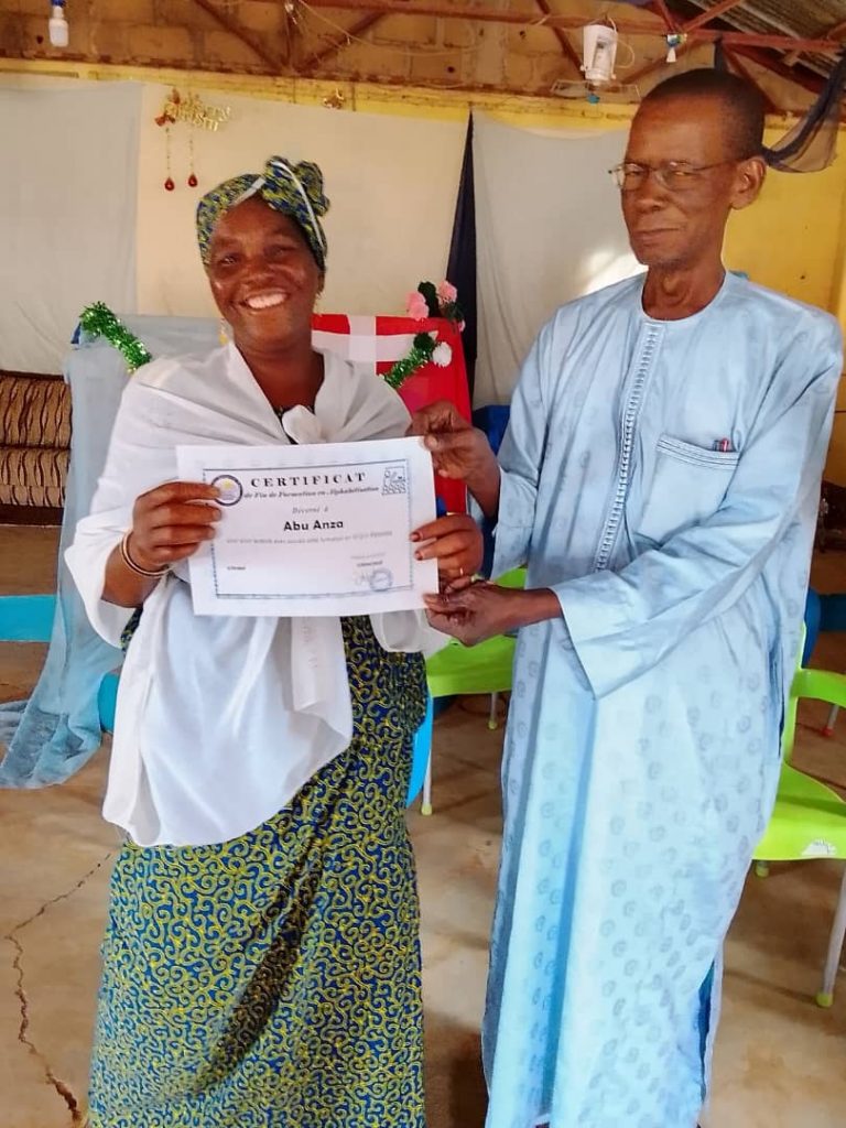 Remise de certificat